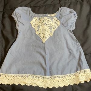 Jean Like Lace Top
